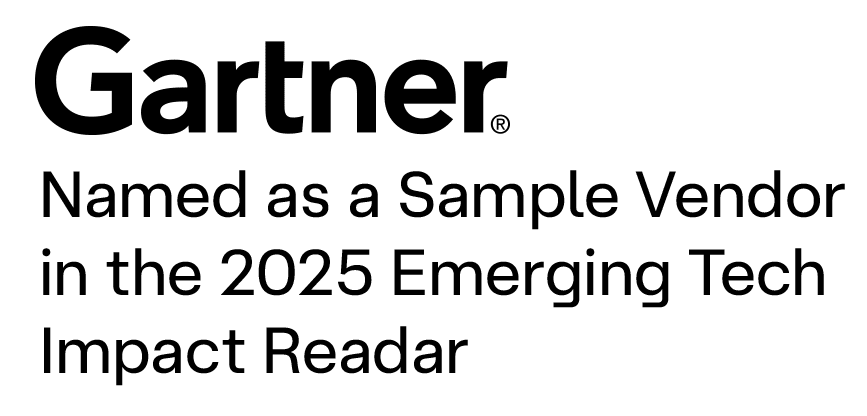 Gartner Named in the 2025 Emerging Tech Impact Radar como Sample Vendor