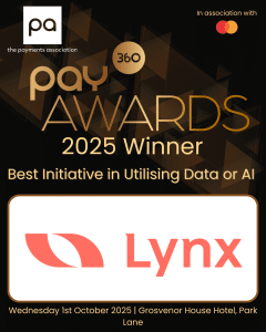 Lynx, premiada en los PAY360 Awards como Best Initiative in Utilising Data or AI