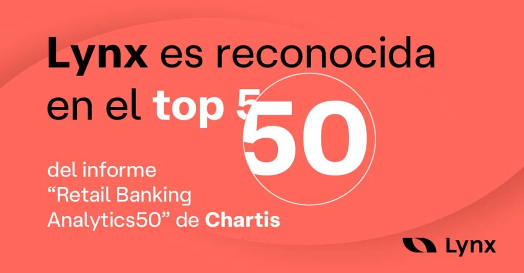 Lynx es reconocida en el top 50 del informe “Retail Banking Analytics50” de Chartis