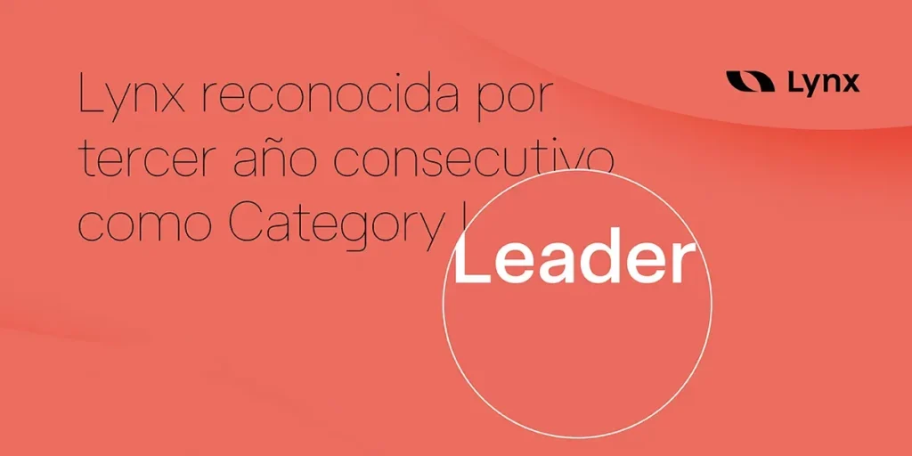 Lynx reconocida por tercer año consecutivo como Category Leader por analistas de investigación independientes