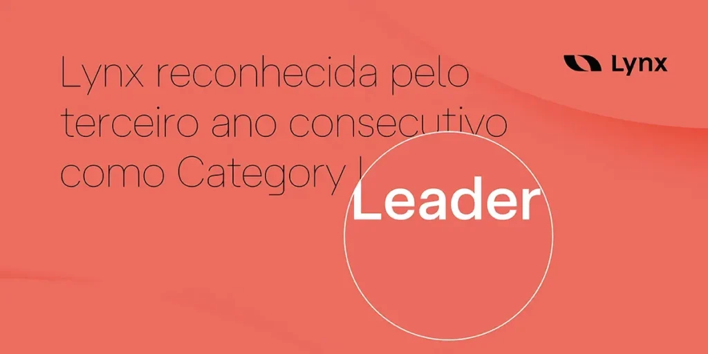 Lynx reconhecida pelo terceiro ano consecutivo como Category Leader por analistas independentes de investigação